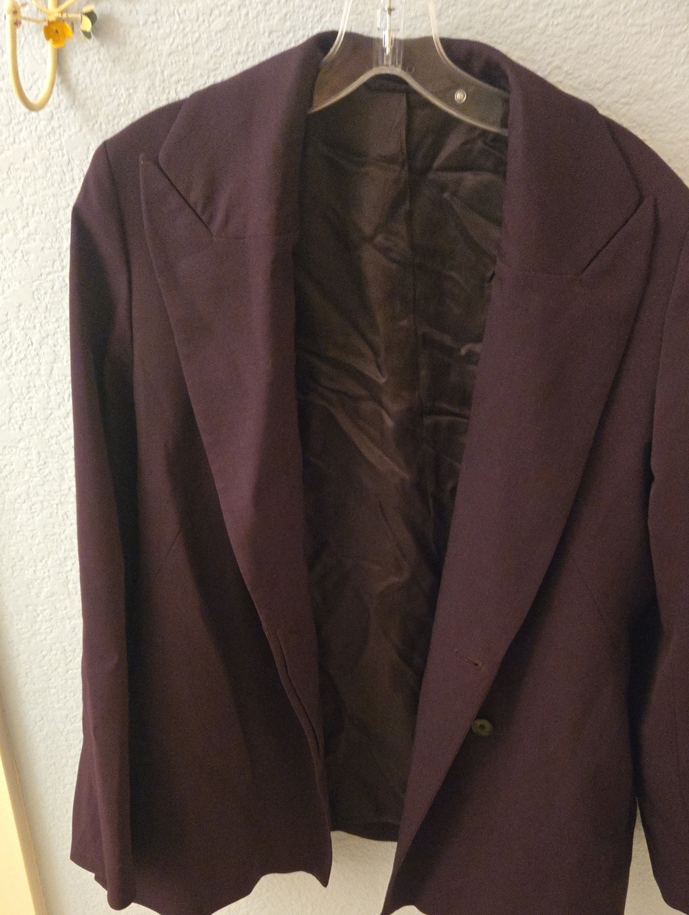 COS Plum Double-Breasted Blazer